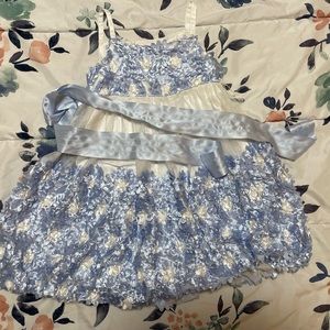 Holiday Blue dress Bonnie Jean